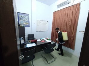 PENYEMPROTAN DESINFEKTAN DI LINGKUNGAN BNNP KALTARA PENYEMPROTAN DESINFEKTAN DI LINGKUNGAN BNNP KALTARA