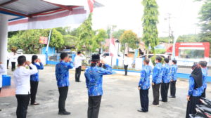 PERINGATAN HUT KEMERDEKAAN REPUBLIK INDONESIA YANG KE-75 DI LINGKUNGAN BNNP KALIMANTAN UTARA