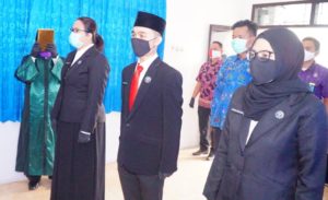 PENGAMBILAN SUMPAH DAN PELANTIKAN PEJABAT PENGAWAS DI LINGKUNGAN BNNP KALTARA