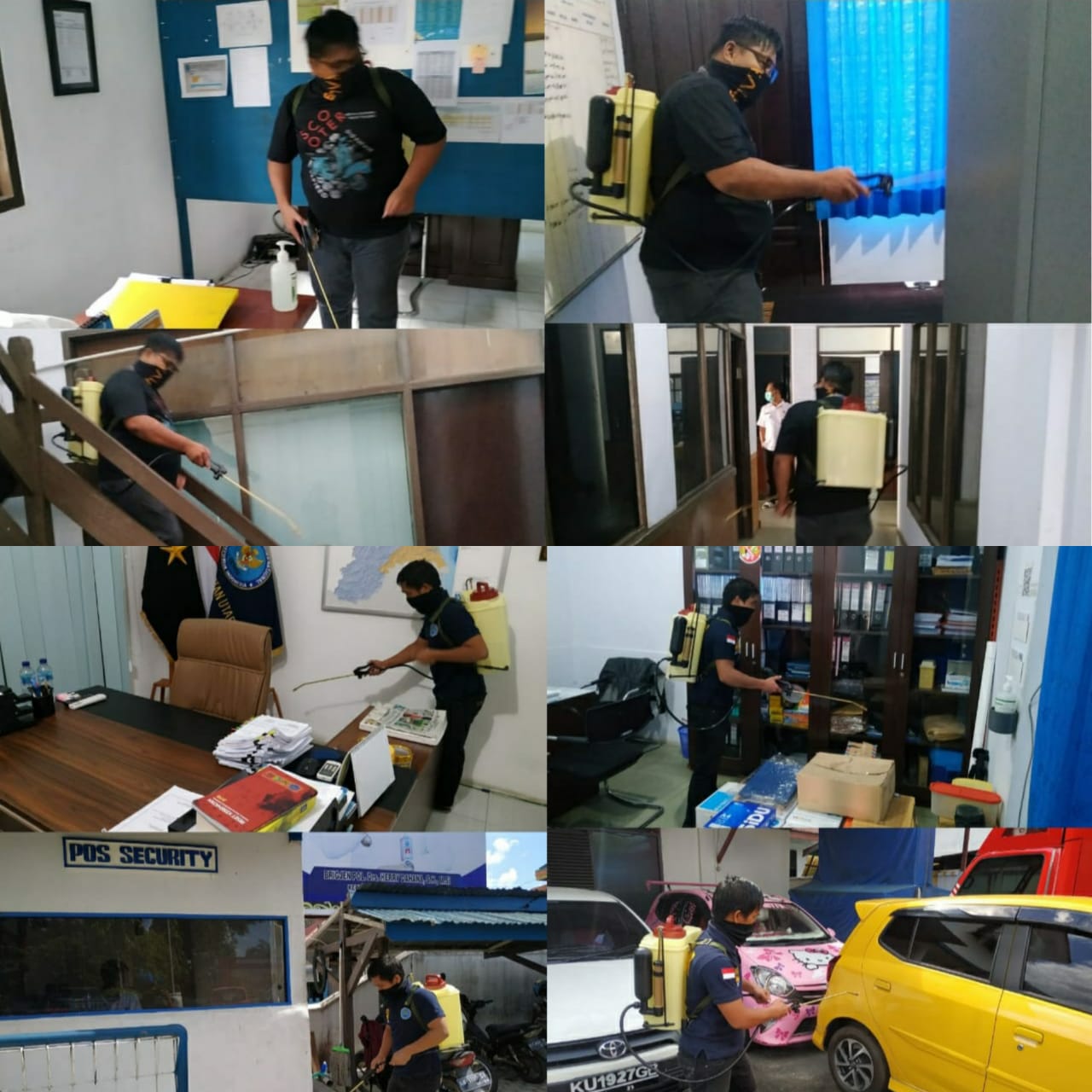 CEGAH PENYEBARAN CORONA, BNNP KALTARA LAKUKAN PENYEMPROTAN DISINFEKTAN DI SELURUH AREA GEDUNG CEGAH PENYEBARAN CORONA, BNNP KALTARA LAKUKAN PENYEMPROTAN DISINFEKTAN DI SELURUH AREA GEDUNG