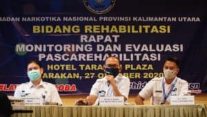 MONITORING DAN EVALUASI PROGRAM PASCAREHABILTASI BNNP KALIMANTAN UTARA