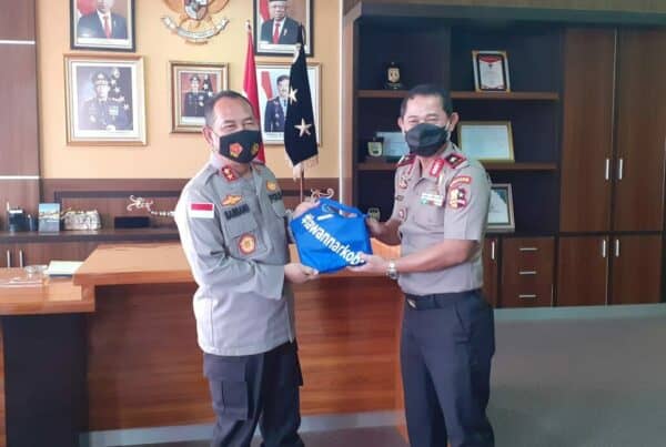 SILATURAHMI KEPALA BNNP KALIMANTAN UTARA DENGAN KAPOLDA KALIMANTAN UTARA