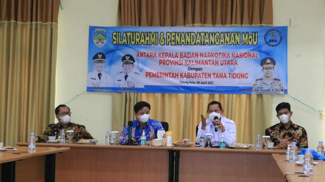 AJAK BUPATI MEWUJUDKAN TANA TIDUNG BERSINAR, KEPALA BNNP KALIMANTAN UTARA LAKUKAN SILATURAHMI KE KABUPATEN TANA TIDUNG AJAK BUPATI MEWUJUDKAN TANA TIDUNG BERSINAR, KEPALA BNNP KALIMANTAN UTARA LAKUKAN SILATURAHMI KE KABUPATEN TANA TIDUNG