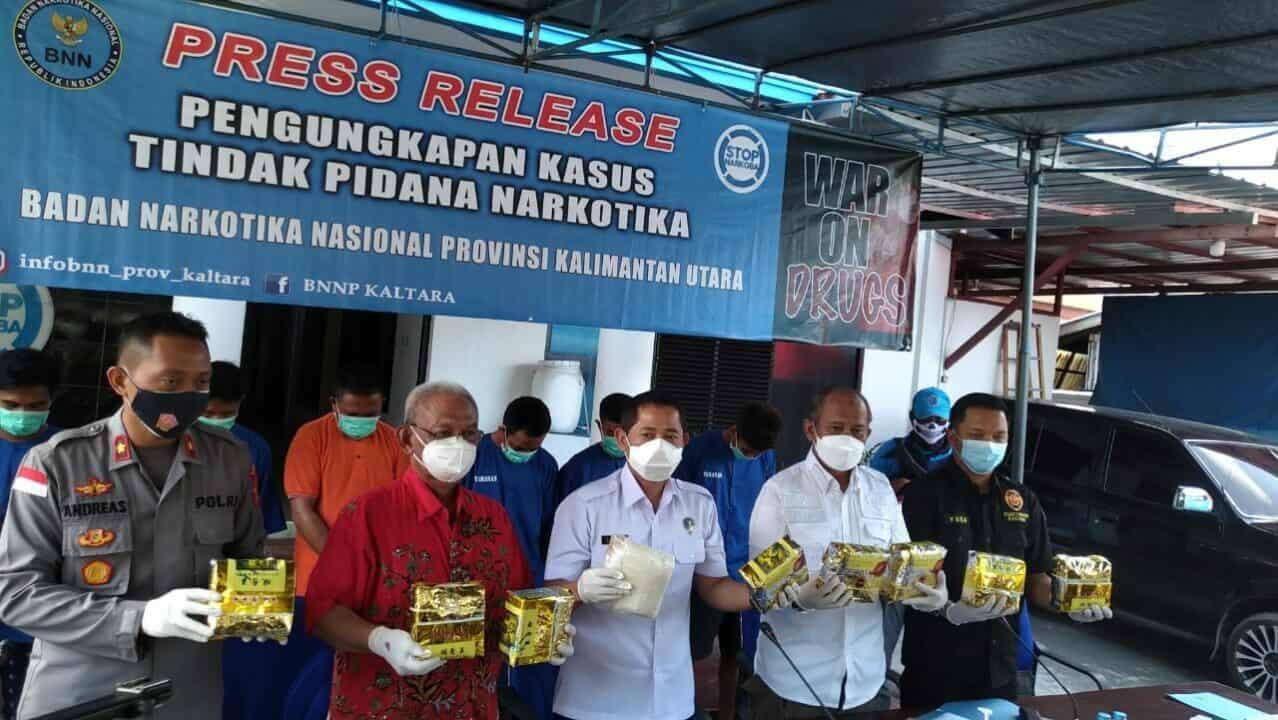 PANEN ! Pengungkapan Tindak Pidana Narkotika BNNP Kalimantan Utara