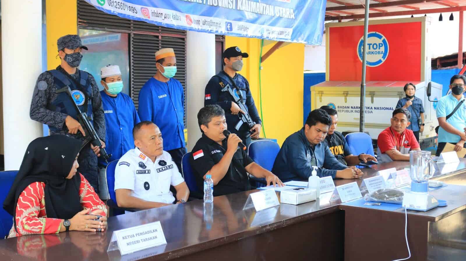 BNNP KALTARA MELAKSANAKAN PEMUSNAHAN BARANG BUKTI TINDAK PIDANA NARKOTIKA BNNP KALTARA MELAKSANAKAN PEMUSNAHAN BARANG BUKTI TINDAK PIDANA NARKOTIKA