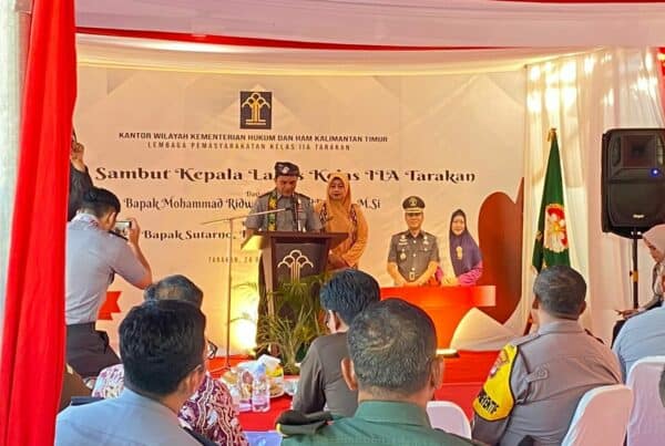 MENGHADIRI UNDANGAN PISAH SAMBUT KEPALA LAPAS KELAS IIA TARAKAN