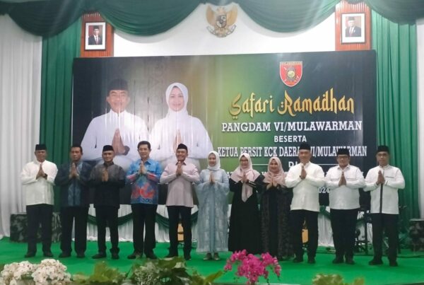 BUKA PUASA BERSAMA FORUM KOMUNIKASI PIMPINAN DAERAH (FORKOPIMDA) PROVINSI KALIMANTAN UTARA DENGAN PANGDAM VI/MULAWARMAN