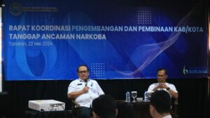 RAPAT KOORDINASI PENGEMBANGAN DAN PEMBINAAN KAB/KOTA TANGGAP ANCAMAN NARKOBA