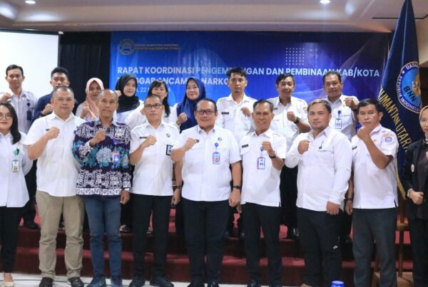 RAPAT KOORDINASI PENGEMBANGAN DAN PEMBINAAN KAB/KOTA TANGGAP ANCAMAN NARKOBA