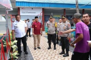 Kepala BNNP Kalimantan Utara dan Wakapolda Lakukan Peninjauan TPS di Kota Tarakan untuk Pastikan Keamanan Pemilu